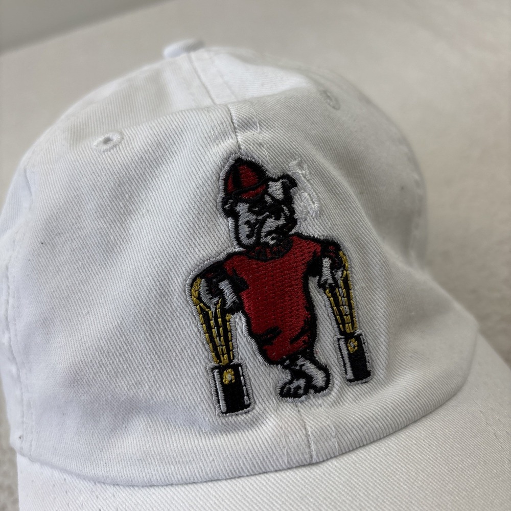GEORGIA BULLDOGS Cigar Smoking Uga Adjustable Hat Dad Cap UGA Football Cotton OS - Picture 2 of 9